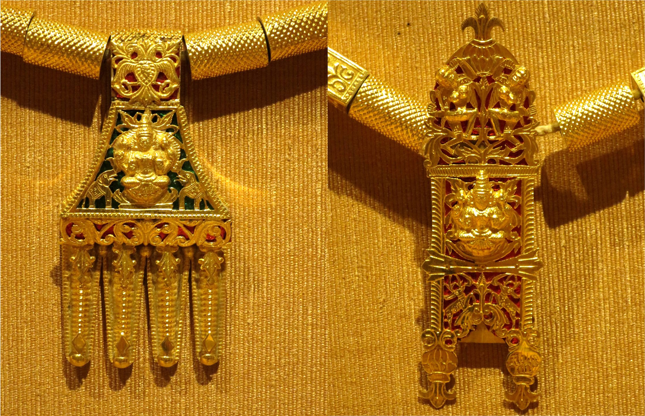 Gold jewelry from India