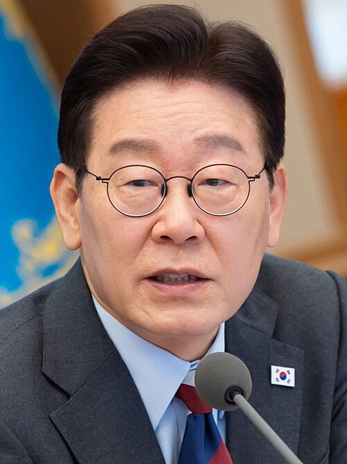 President Lee Jae-myung at a 2026 cabinet meeting